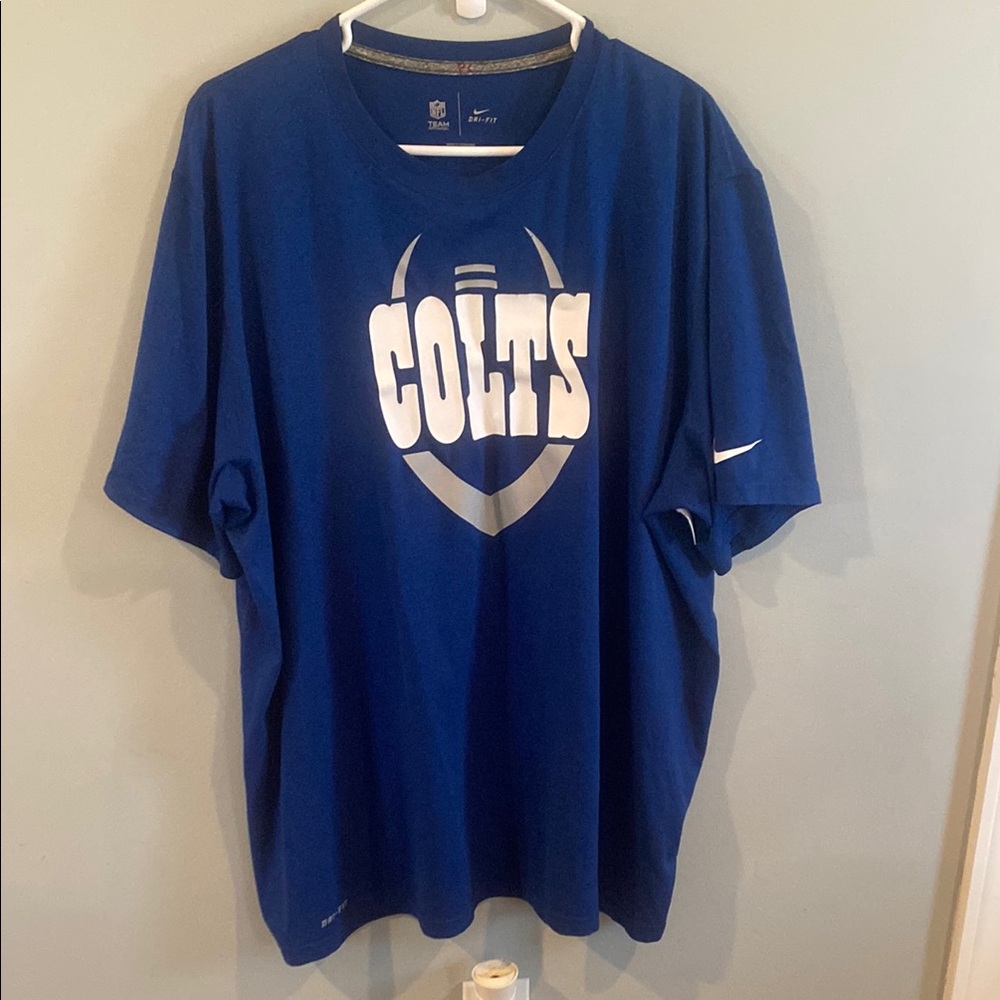 Indianapolis Colts Blue Dri fit Graphic T-Shirt